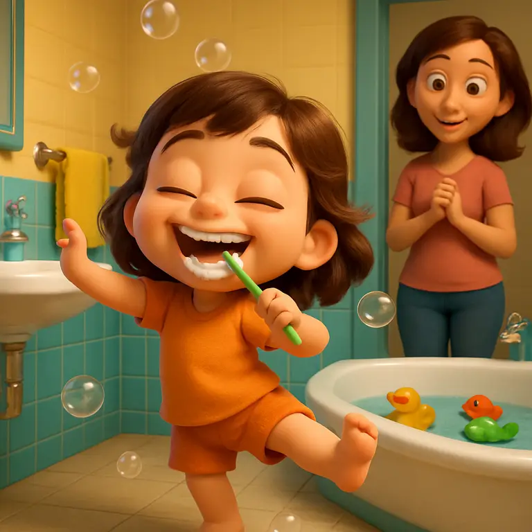 La aventura de cepillar los dientes — página 5