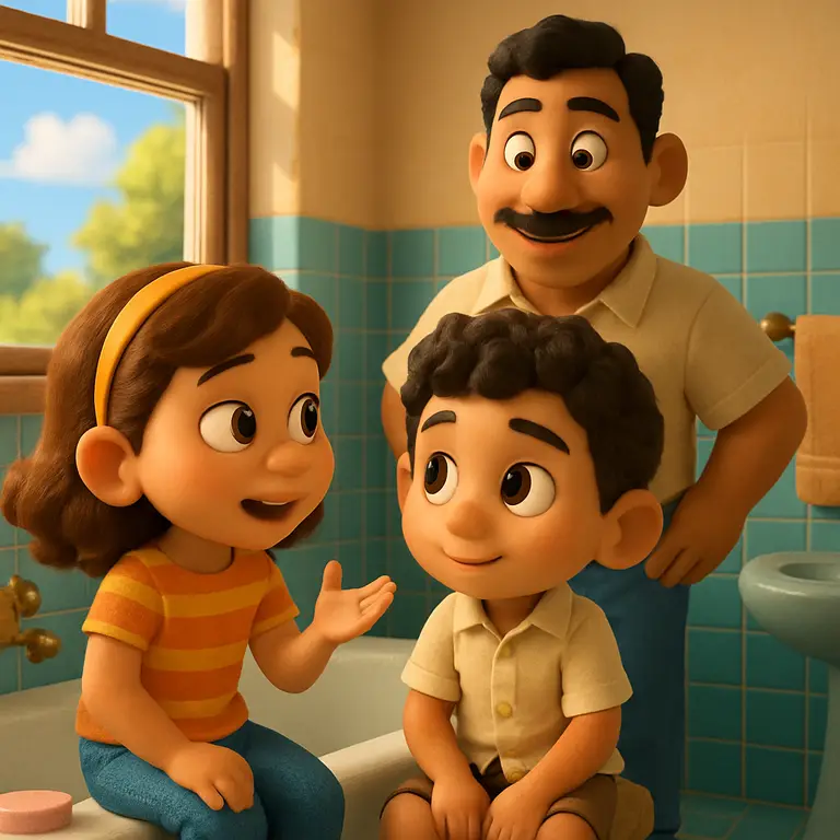 Aprendiendo a usar el baño — página 3