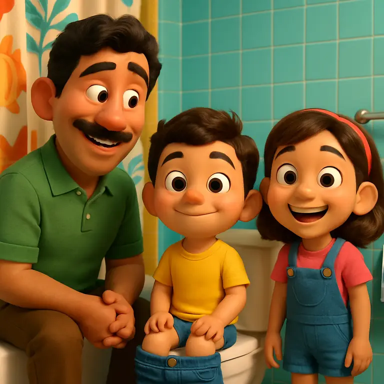Aprendiendo a usar el baño — página 4
