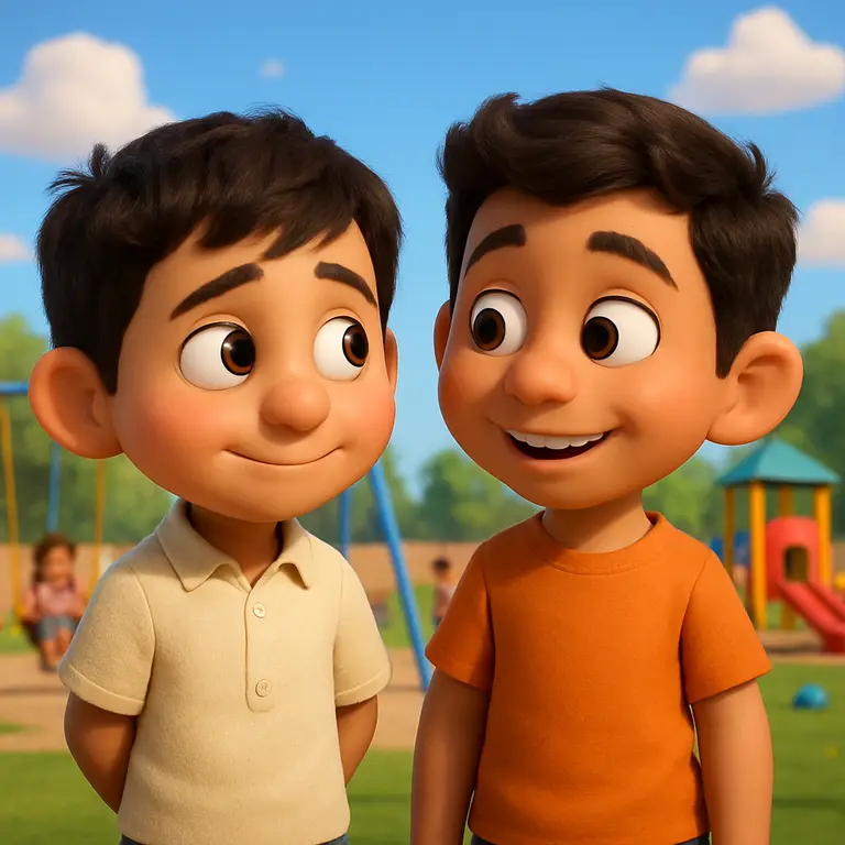Amigos en el recreo — página 3