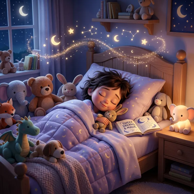 Cuento ilustrado: La aventura de dormir