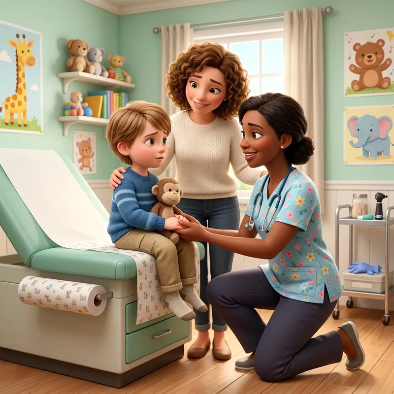 Cuento ilustrado: Visitando al doctor