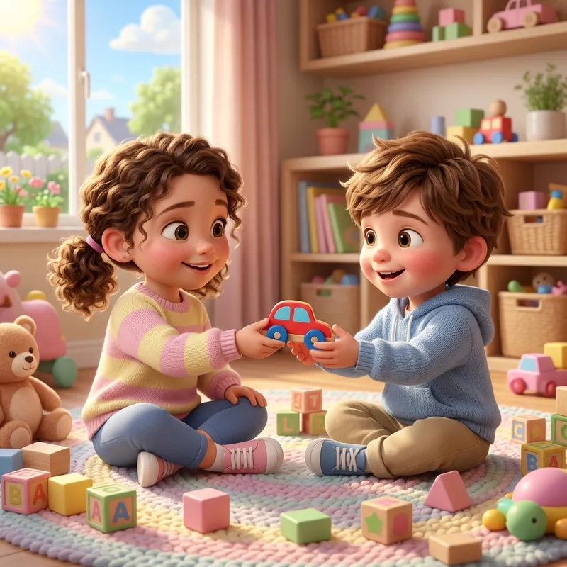 Cuento ilustrado: Aprender a compartir